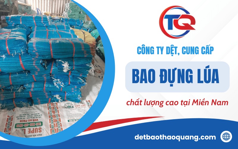 công ty dệt, cung cấp bao đựng lúa 