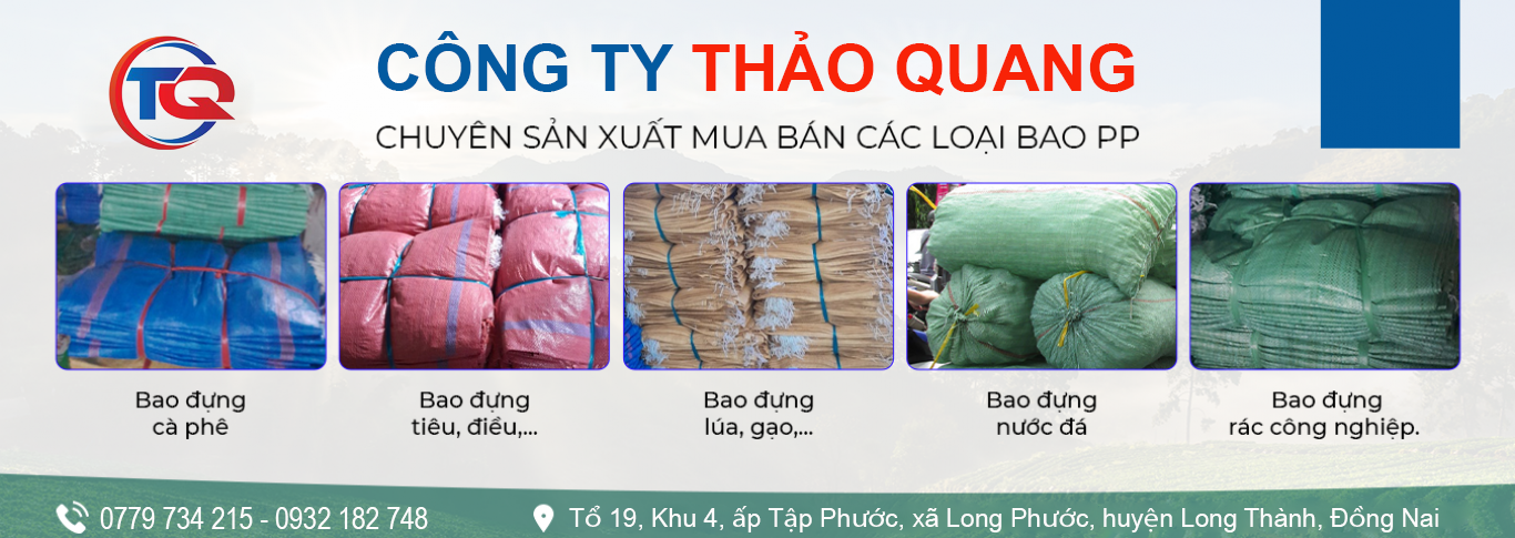 banner dệt bao bì Thảo Quang